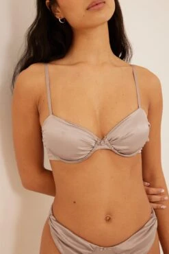 Gathered Cup Satin Bra -Na-Kd nakd gathered cup satin bra 1013 001091 0005 01 1