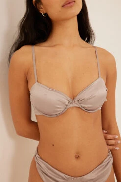 Gathered Cup Satin Bra -Na-Kd nakd gathered cup satin bra 1013 001091 0005 01