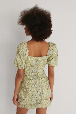 Gathered Mini Cotton Dress -Na-Kd nakd gathered mini cotton dress 1018 007311 8202 02k