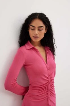 Gathered Mini Dress -Na-Kd nakd gathered mini dress 1687 000083 0270 12583