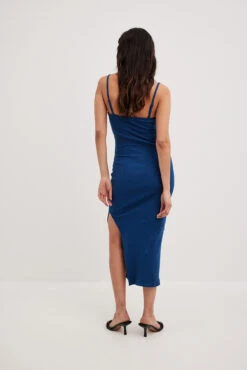 Heart Neckline Strap Midi Dress -Na-Kd nakd heart neckline strap midi dress 1018 010522 0018 14463