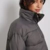 High Collar Padded Cropped Jacket -Na-Kd nakd high collar padded cropped jacket 1692 000114 0366 32006