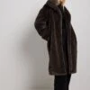 NA-KD High Neck Faux Fur Coat -Na-Kd nakd high neck faux fur coat 1100 006791 0017 1420