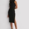 High Neck Rib Sleeveless Dress -Na-Kd nakd high neck rib sleeveless dress 1100 004615 0002 01c 1 02r