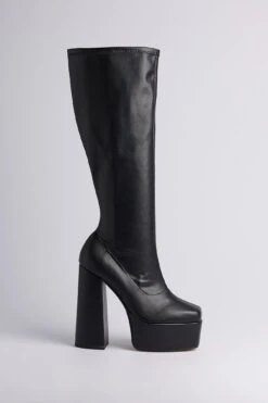 High Plateau Knee High Boots