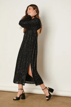 Open Back Sequin Midi Dress -Na-Kd nakd home party open back dequin midi dress 1736 000004 0002 60760 01c