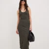Irregular Rib Midi Dress -Na-Kd nakd irregular rib midi dress 1018 010397 0008 17574 01c