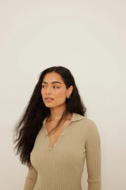 Knitted Collar Mini Dress -Na-Kd nakd knitted collar mini dress 1750 000000 0301 2845 3