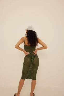 Knitted Midi Dress -Na-Kd nakd knitted midi dress 1760 000013 0052 2