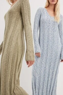 NA-KD Knitted Wide Rib Midi Dress -Na-Kd nakd knitted wide rib midi dress 1100 007006 0047 16208