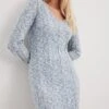 NA-KD Knitted Wide Rib Midi Dress -Na-Kd nakd knitted wide rib midi dress 1100 007006 0047 16220 1