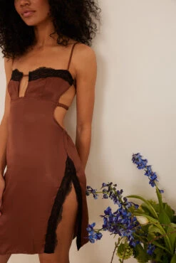 Strap Lace Detail Night Dress -Na-Kd nakd lace detail night dress 1013 001149 0017 1705