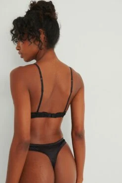Lace Detail Satin Thong -Na-Kd nakd lace detail satin thong 1013 000915 0002 04k r