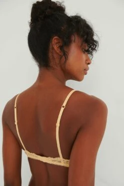 Lace Detail Satin Triangle Bra -Na-Kd nakd lace detail satin triangle bra 1013 000914 0404 02b r