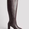 Leather Knee High Boots -Na-Kd nakd leather knee high boots 1055 001009 0017 0758