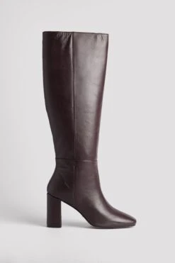 Leather Knee High Boots