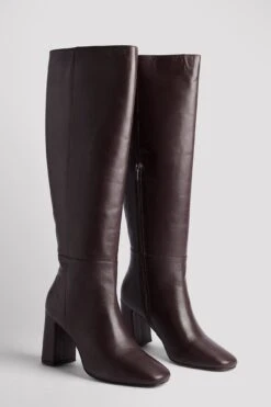 Leather Knee High Boots -Na-Kd nakd leather knee high boots 1055 001009 0017 0768