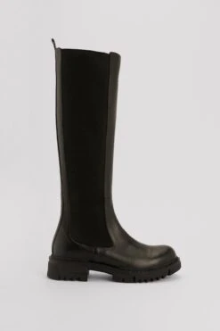 Leather Profile Shaft Boots