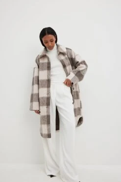 NA-KD Long Overshirt Jacket -Na-Kd nakd long overshirt jacket 1100 006731 7733 01c