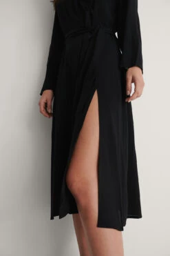 NA-KD Long Sleeve Kimono Dress -Na-Kd nakd long sleeve kimono dress 1660 000535 0002 04 1