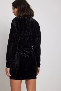Loose Velvet Mini Dress -Na-Kd nakd loose velvet mini dress 1017 002018 0002 31363