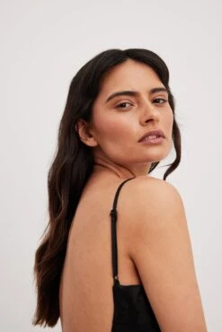 Low Back Satin Maxi Dress -Na-Kd nakd low back satin maxi dress 1804 000007 0002 10932