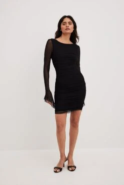 Mesh Detail Mini Dress -Na-Kd nakd mesh detail mini dress 1018 010505 0002 14369