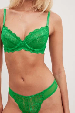 Mid Rise Classic Lace Thong -Na-Kd nakd mid rise classic lace thong 1013 000862 0010 3243r