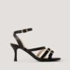 Multi Buckle Squared Toe Heels -Na-Kd nakd multi buckle squared toe heels 1015 002625 0002 01m