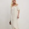 Off Shoulder Flowy Midi Dress 2 Off Shoulder Flowy Midi Dress -Na-Kd nakd off shoulder flowy midi dress 1014 001525 0260 01c