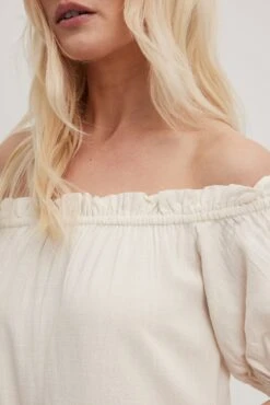 Off Shoulder Flowy Midi Dress -Na-Kd nakd off shoulder flowy midi dress 1014 001525 0260 18159