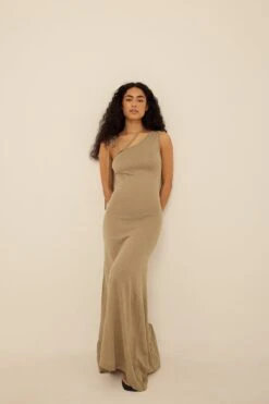 One Shoulder Long Dress -Na-Kd nakd one shoulder long dress 1760 000001 41642208