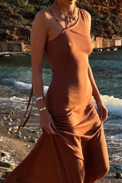 One Shoulder Long Dress -Na-Kd nakd one shoulder long dress 1760 000001 0179 4