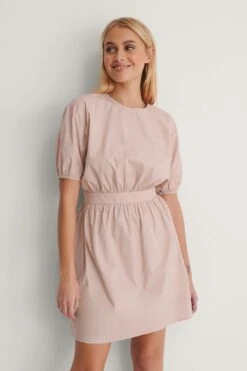 NA-KD Open Back Drop Shoulder Dress -Na-Kd nakd open back drop shoulder dress 1018 007146 0115 02