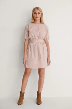 NA-KD Open Back Drop Shoulder Dress -Na-Kd nakd open back drop shoulder dress 1018 007146 0115 04