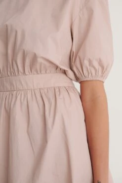 NA-KD Open Back Drop Shoulder Dress -Na-Kd nakd open back drop shoulder dress 1018 007146 0115 05