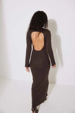NA-KD Open Back Knitted Maxi Dress -Na-Kd nakd open back knitted maxi dress 1100 006044 0017 58422copy