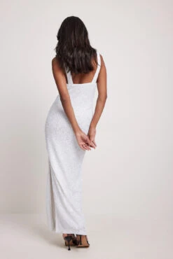 Open Back Sequin Dress -Na-Kd nakd open back sequin dress 1778 000007 0001 03