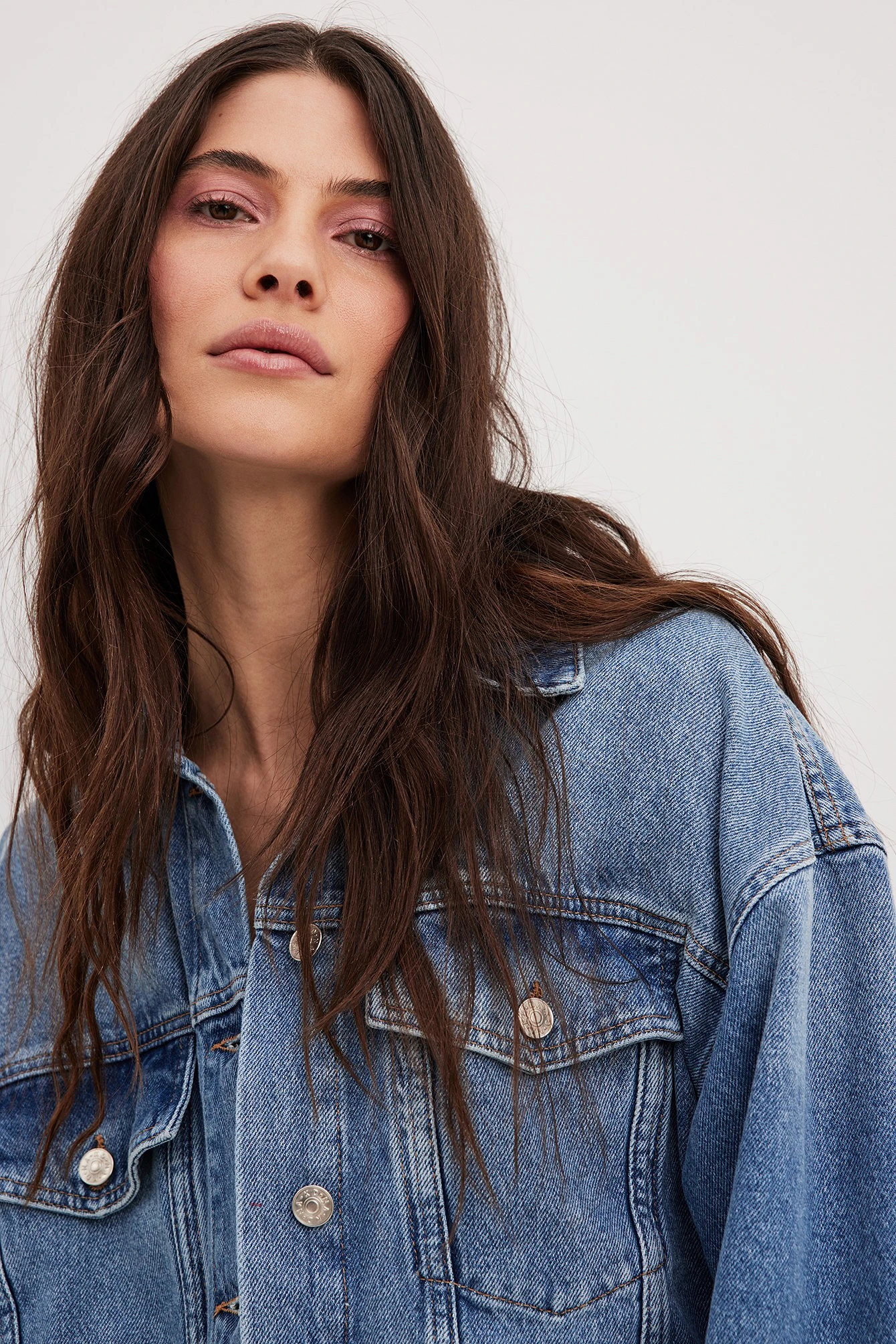 NA-KD Oversized Classic Denim Jacket 8 NA-KD Oversized Classic Denim Jacket - Image 6