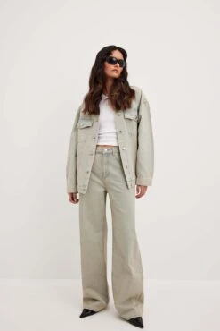 NA-KD Oversized Classic Denim Jacket 34 NA-KD Oversized Classic Denim Jacket -Na-Kd nakd oversized classic denim jacket 1100 007178 0592 11393 01c