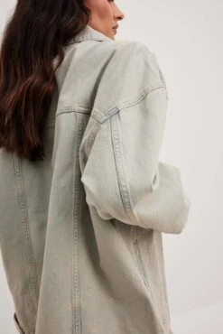 NA-KD Oversized Classic Denim Jacket -Na-Kd nakd oversized classic denim jacket 1100 007178 0592 11416 1