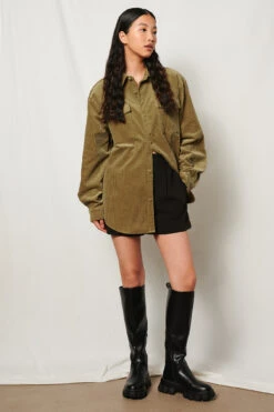 NA-KD Oversized Corduroy Shirt -Na-Kd nakd oversized corduroy shirt 1100 005155 0052 03c