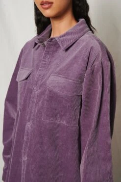 NA-KD Oversized Corduroy Shirt -Na-Kd nakd oversized corduroy shirt 1100 005155 0208 05g