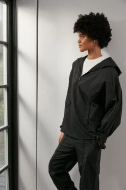 Oversized Half Zip-up Windshell Jacket -Na-Kd nakd oversized half zip up windshell jacket 1703 000016 0002 03a