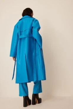 Oversized PU Trenccoat -Na-Kd nakd oversized pu trenchcoat 1736 000302 0003 1005