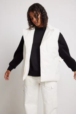 NA-KD Padded Belted Blazer Vest -Na-Kd nakd padded belted blazer vest 1018 009670 0260 13017 1