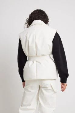 NA-KD Padded Belted Blazer Vest -Na-Kd nakd padded belted blazer vest 1018 009670 0260 13056 1