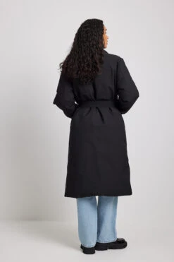 NA-KD Padded Belted Long Blazer -Na-Kd nakd padded belted long blazer 1018 009752 0002 24446