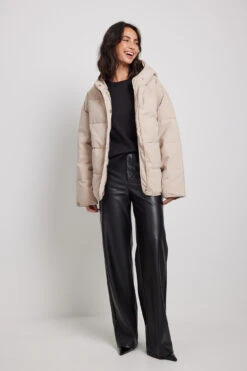 NA-KD Padded Hood Jacket -Na-Kd nakd padded hood jacket 1100 005448 0140 31224 01c