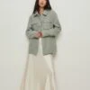 Recycled Press Button Overshirt -Na-Kd nakd press button overshirt 1100 004846 3014 01c